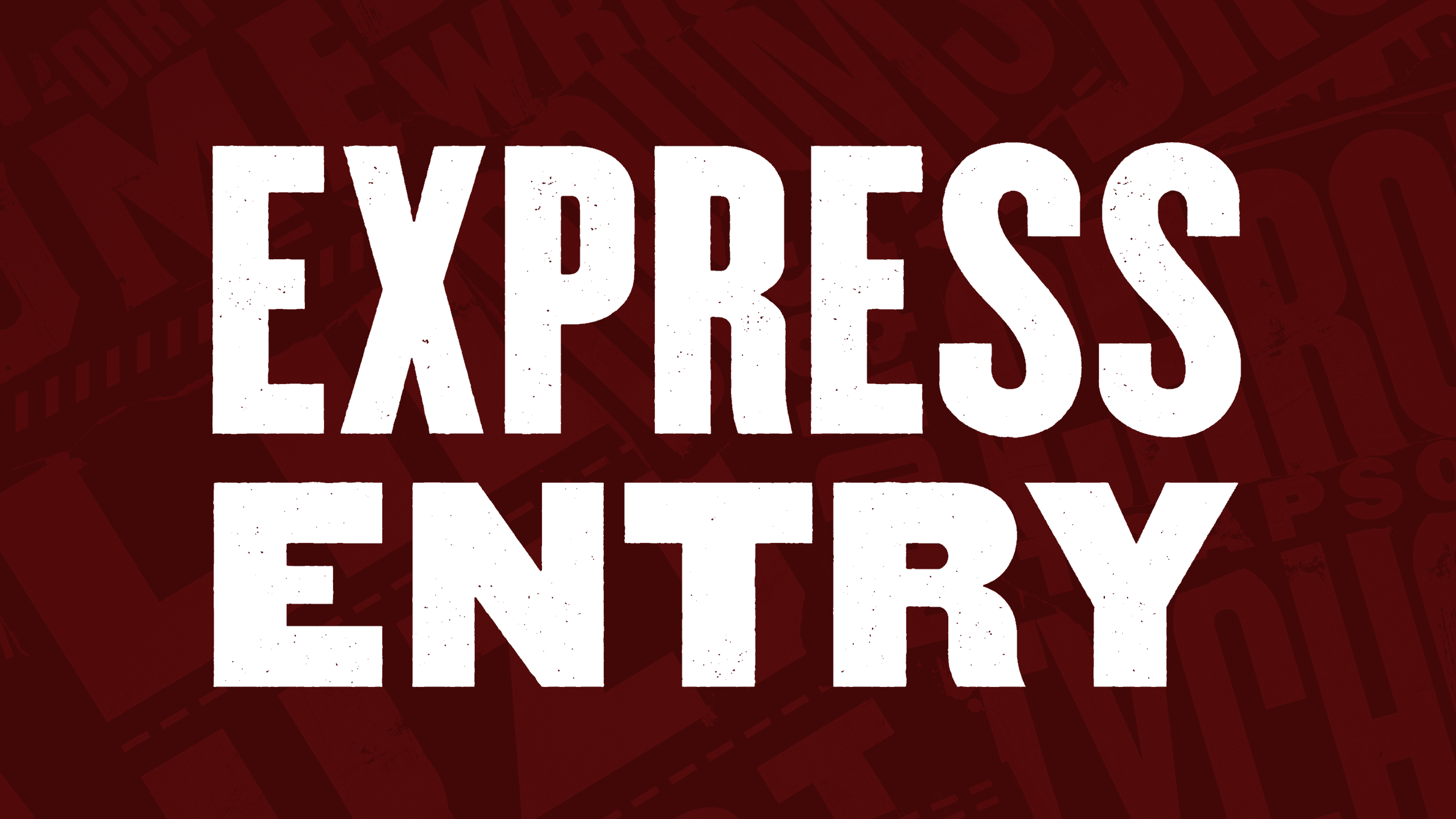 Express Entry - AJ McLean - Not a Concert Ticket