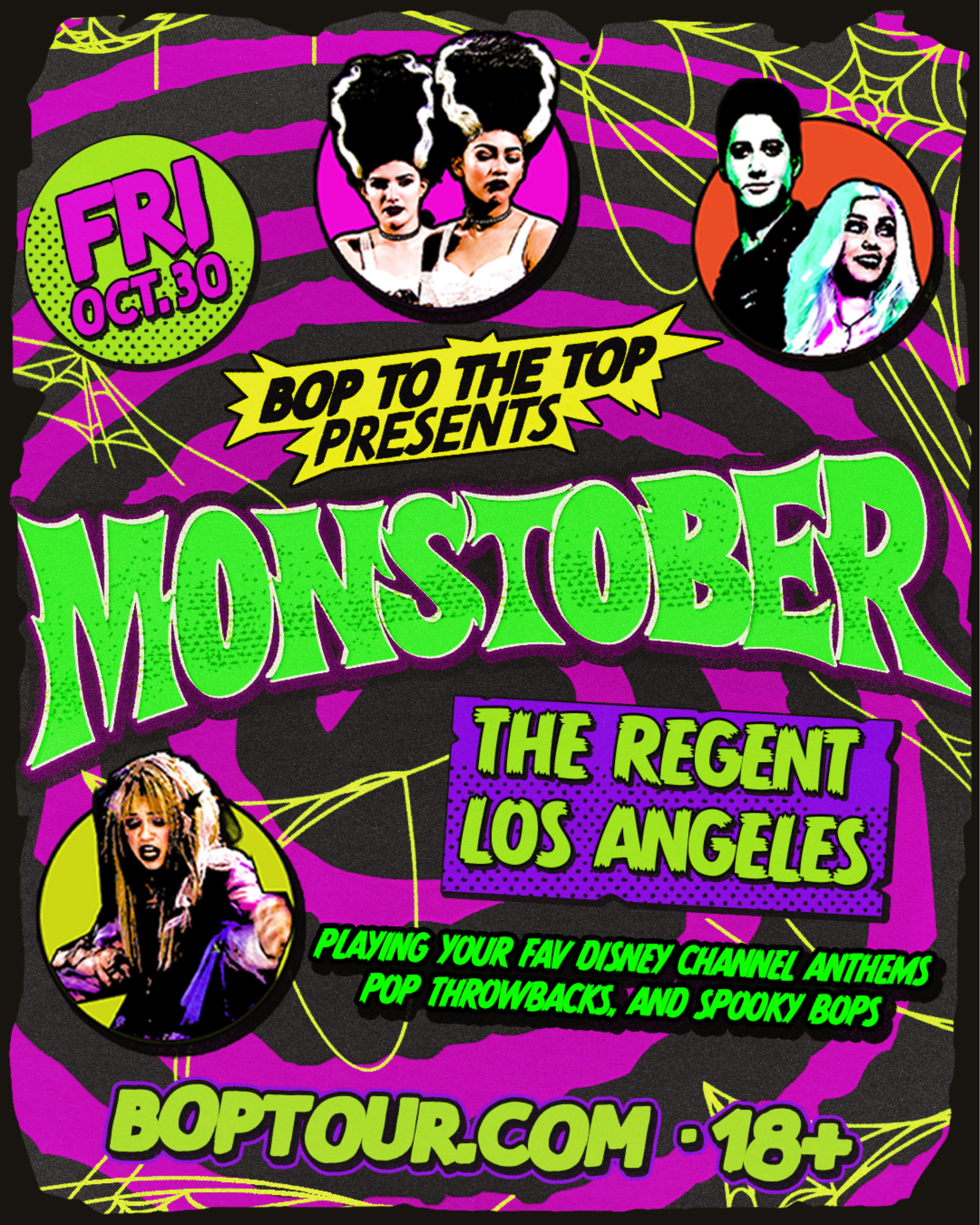 Bop to the Top presents MONSTOBER Ft. Drew Seeley (18+)